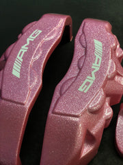 Brake Caliper Covers for Mercedes-Benz – AMG in Special Color with Sparking – Set of 4 + Warranty