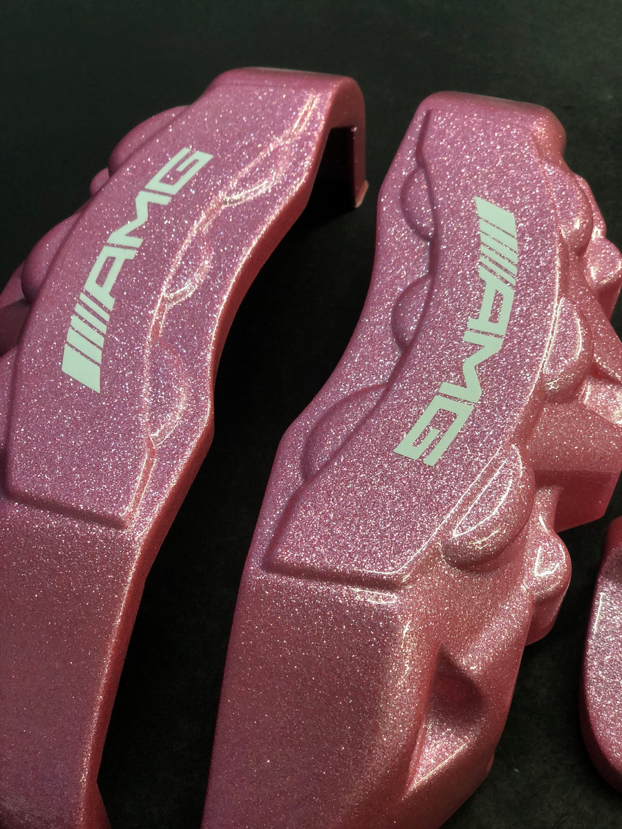 Brake Caliper Covers for Mercedes-Benz – AMG in Special Color with Sparking – Set of 4 + Warranty