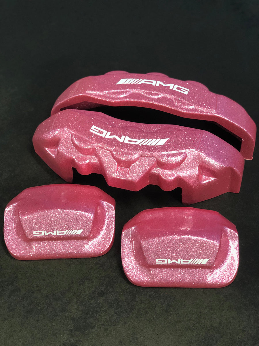 Brake Caliper Covers for Mercedes-Benz – AMG in Special Color with Sparking – Set of 4 + Warranty